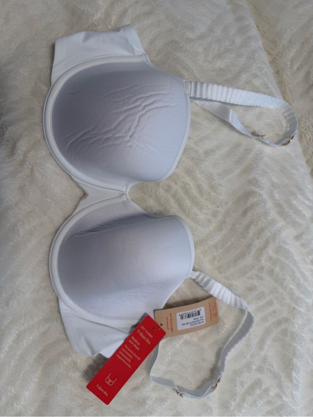 ThirdLove White T-Shirt Bra with tags - Picture 2 of 8